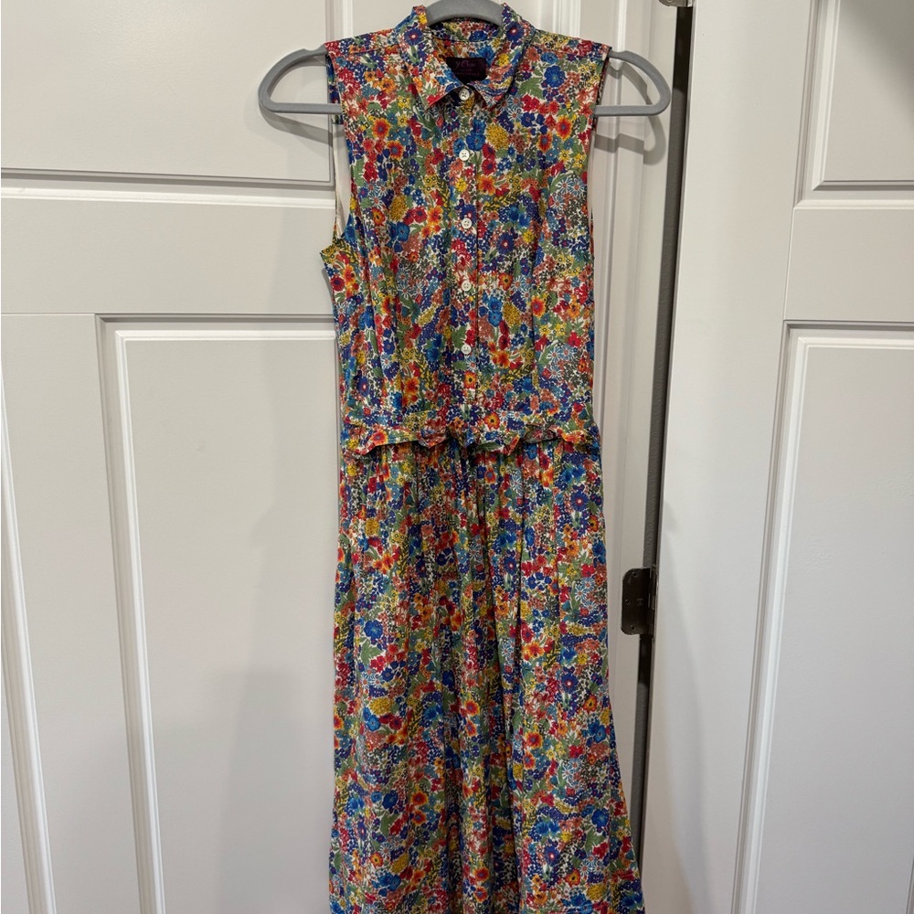 J. Crew Liberty of London Multicolor Floral Midi Dress - Picture 5 of 5